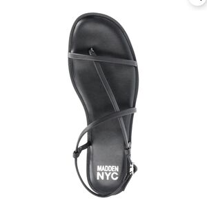Madden NYC Black Sandals Size 6